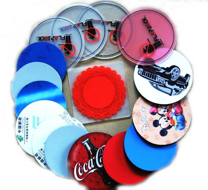 product-Tigerwings-Custom print 100 soft rubber coaster drink-img-1
