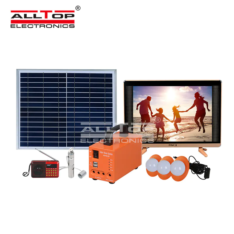ALLTOP OEM design portable solar home lighting system with battery