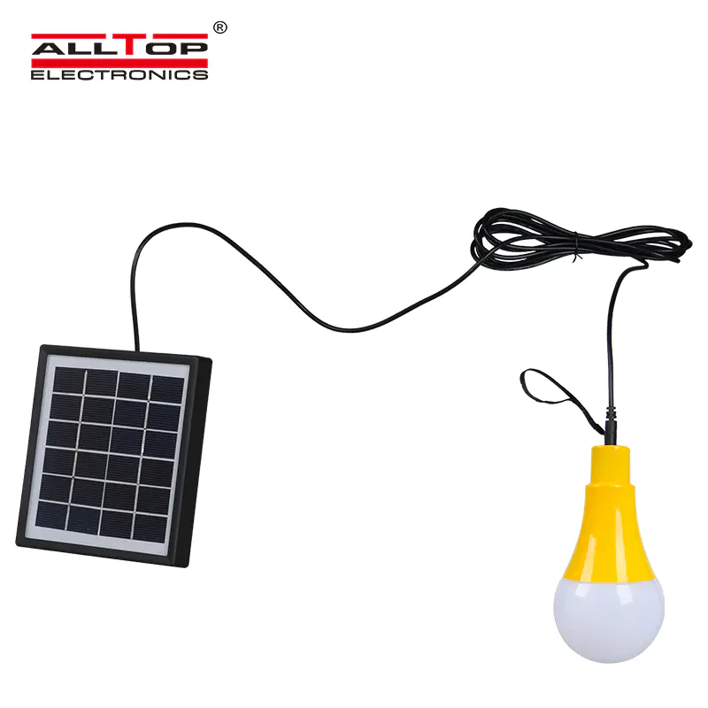 High quality ce rohs outdoor rechargeable and portable 5w solar led bulb
