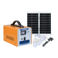 ALLTOP New design high quality off grid home 30w solar power system with the bulb
