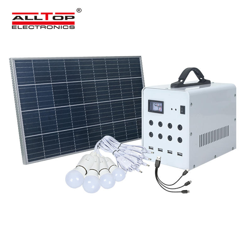 ALLTOP 2020 New design high quality usb rechargeable solar lighting system