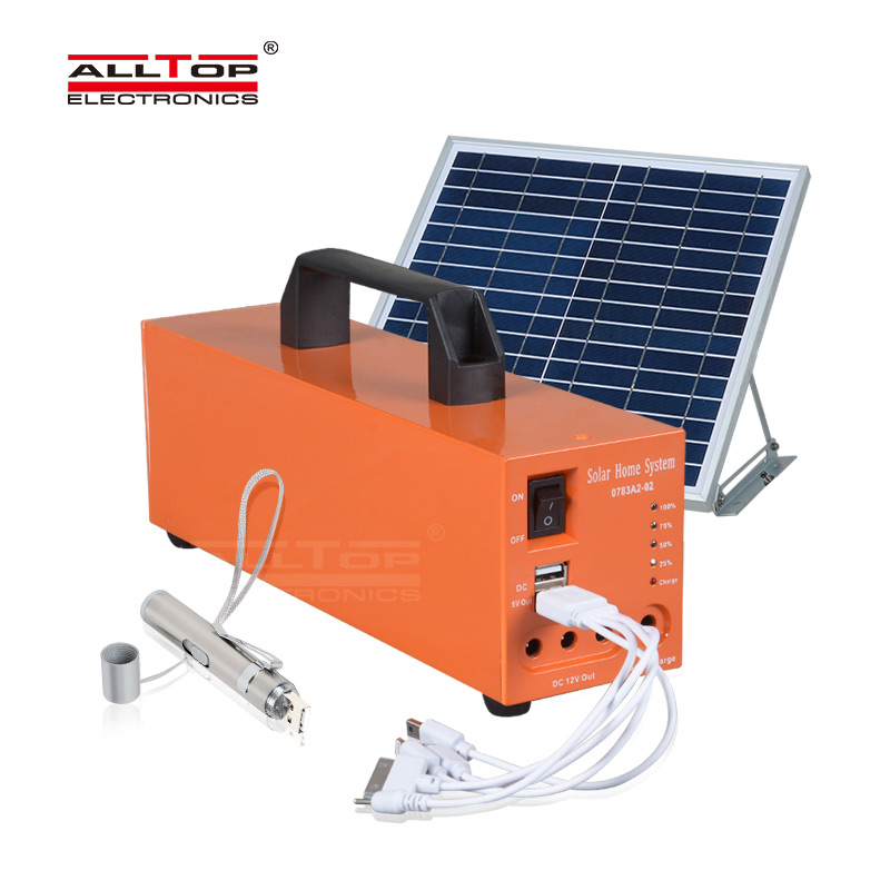 ALLTOP Outdoor lighting power supply 30w solar power system
