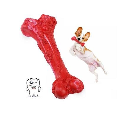 Pet dog Interactive toys Custom Rubber Dog bone toys Grinding Teeth Dog toy