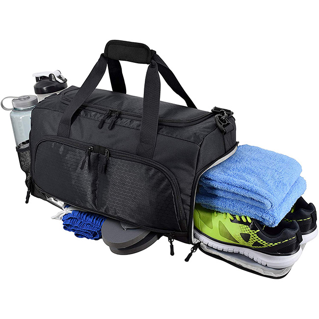 Unisex Polyester Travel Gym Duffel Bag Durable Outdoor Sports Gym Bag