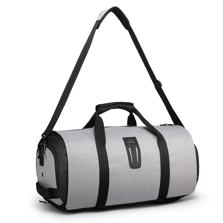 Unisex Polyester Travel Gym Duffel Bag with Insulated Water Bottle