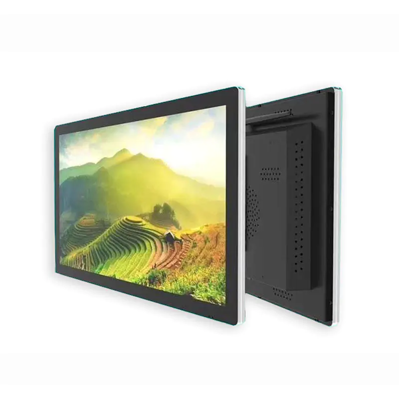 New design wall mount touch screen all in one computer monitor pos system with capacitive