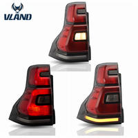 VLAND fit for Car Assembly light for Land Cruiser Prado Taillight 2010-2013-2016 for Prado LED Tail lamp with moving turn signal