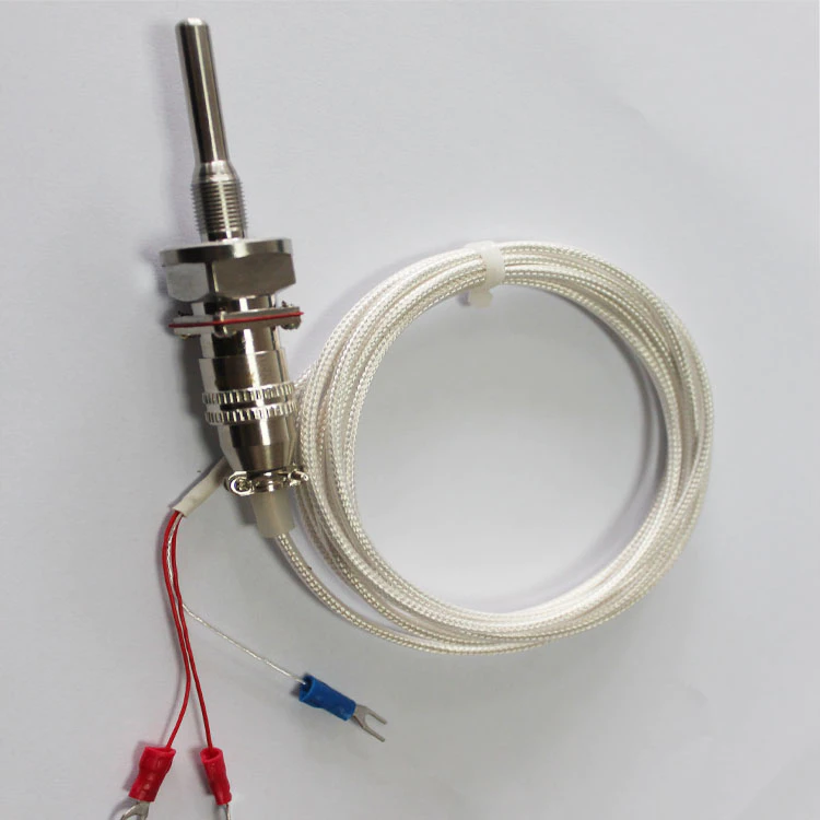 -50-450C temperature range 6*30mm SS probe 4pin connector PT100 temperature sensor Thermal resistance RTD with 2.5m cable