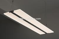 CE listed 60W LED crystal flat pendant Light environmental-friendly 2x4 led panel light