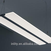 36W Clear Panel Office Light,Hanging Commercial Clear Panel Project Light