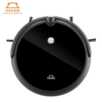 55db low noise power-suction hair robot vacuum cleaner hot-sale tile brush robot cleaner