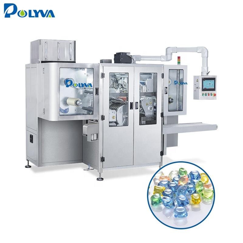 POLYVA PDA high speed automatic laundry detergent powder/ liquid pods/dose packing machine