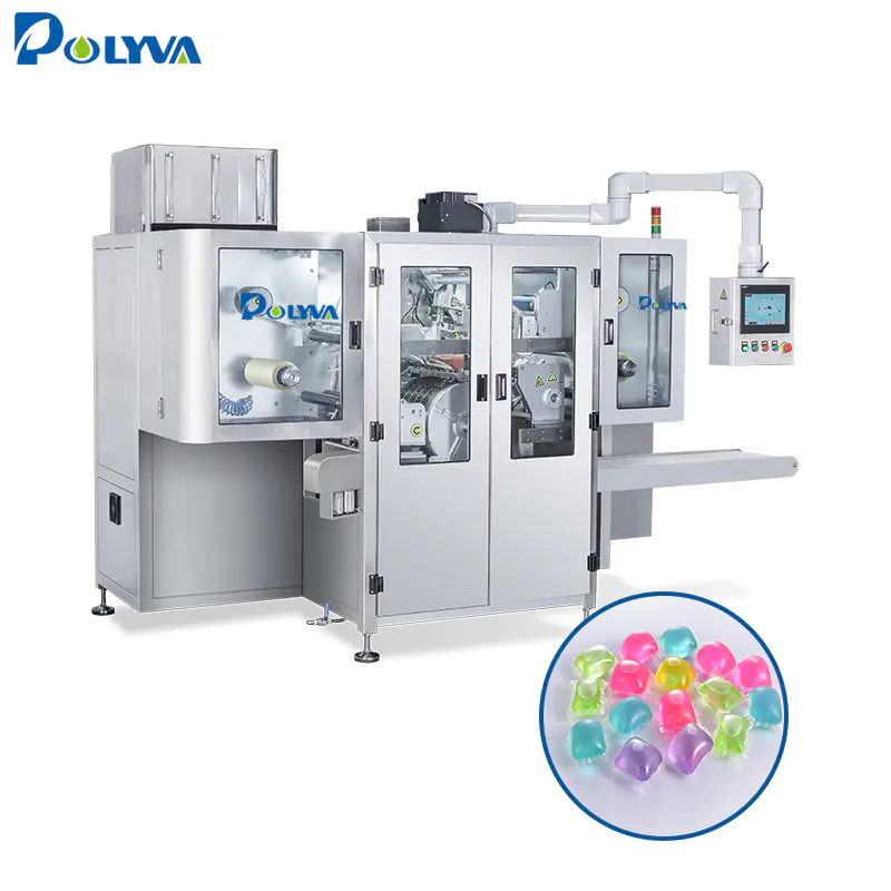 China laundry pod making machine china pva film laundry pod filling machine