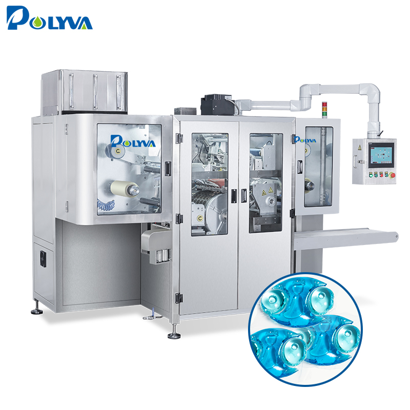 Polyva cheap price detergent automatic liquid packaging machine laundry pods filling machine.