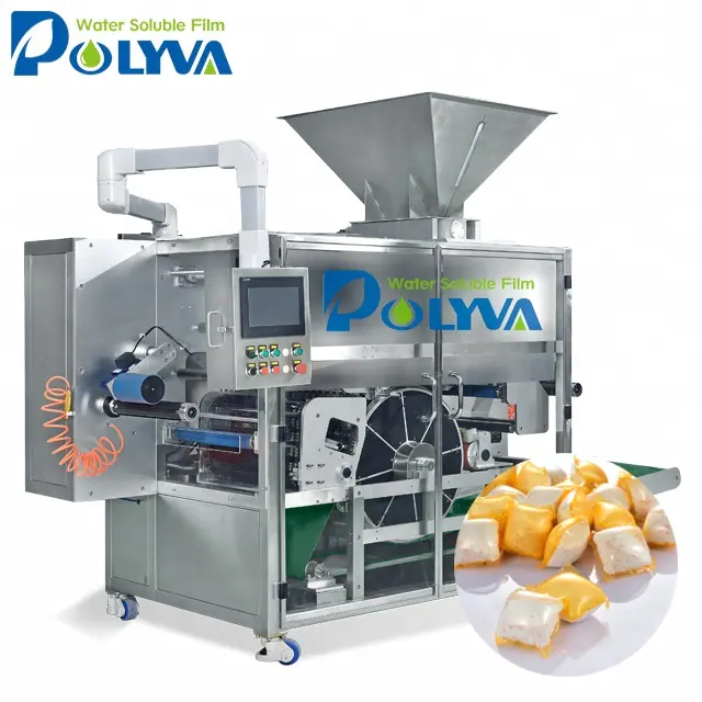 Polyva machine new shape laundry pods packaging machine concentrated detergent pod manufacturing machine