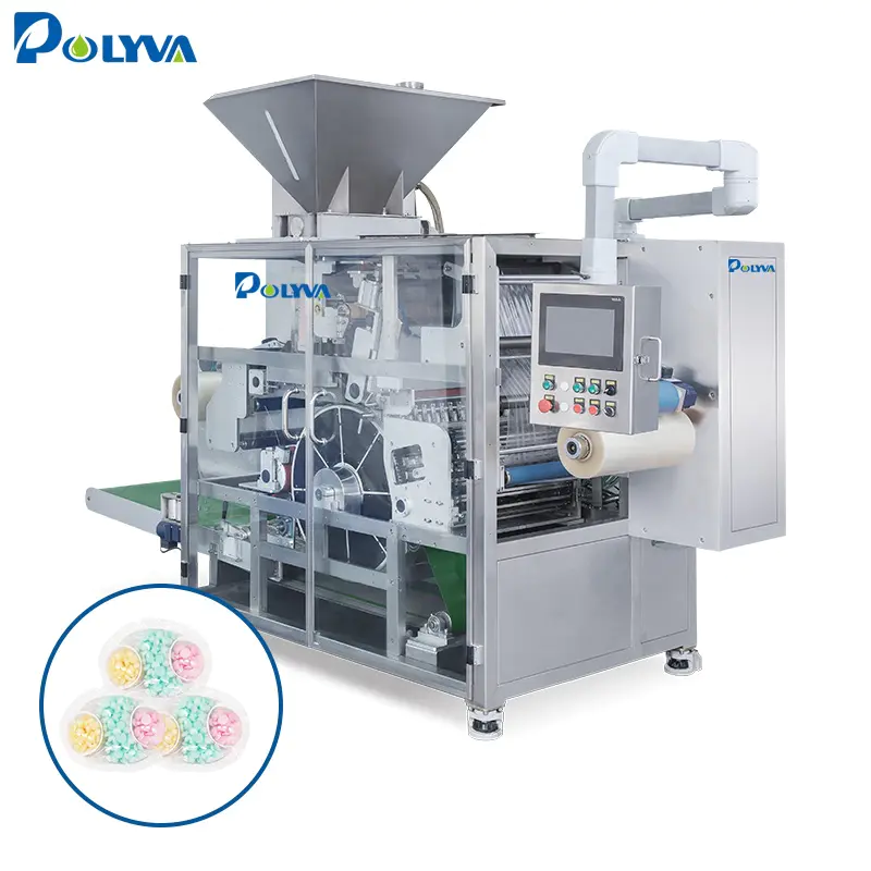 Polyva machine 3 in 1 liquid soap new pods products packaging machine drum type air packaging machine