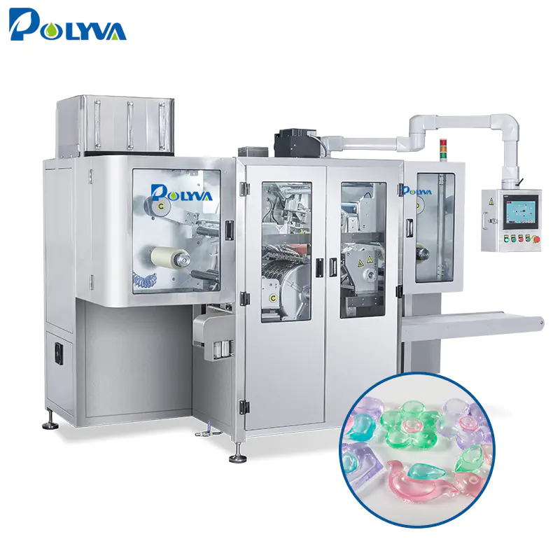Polyva cheap price detergent automatic liquid packaging machine laundry pods filling machine.