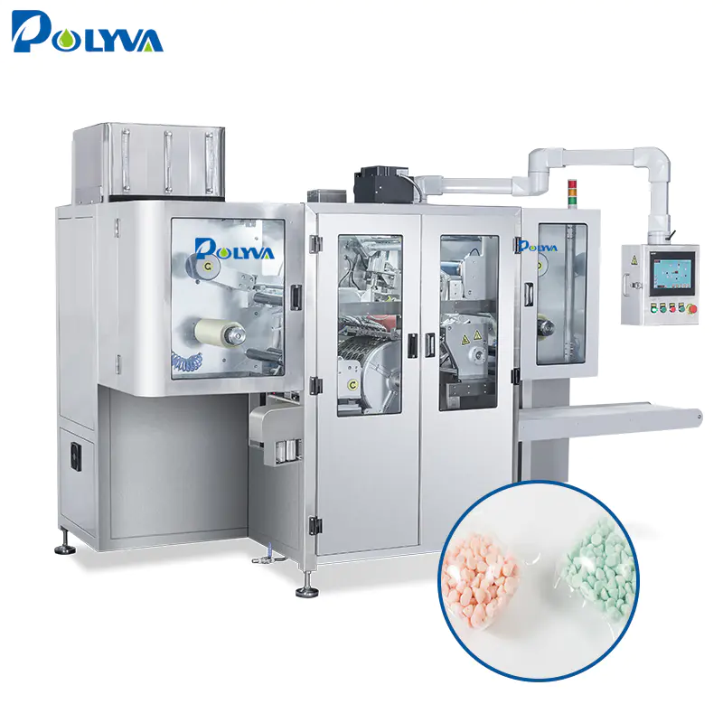 Polyva oil packing machine laundry pod packing product detergent pods packing machine with long service