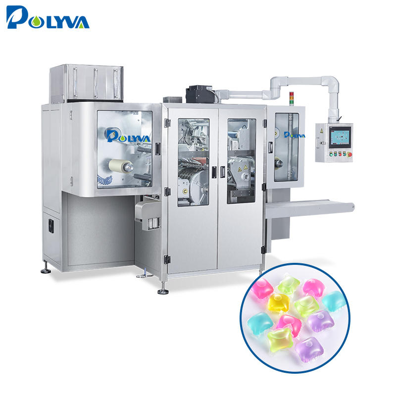 Polyva washing laundry 3 in 1 pods detergent capsule machine automatic powder filling and packing machine