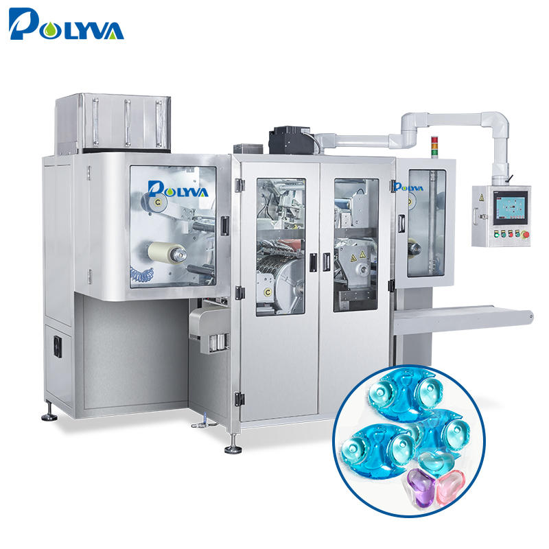 Polyva free sample pods laundry liquid capsule machine washing detergent manual capsule machine