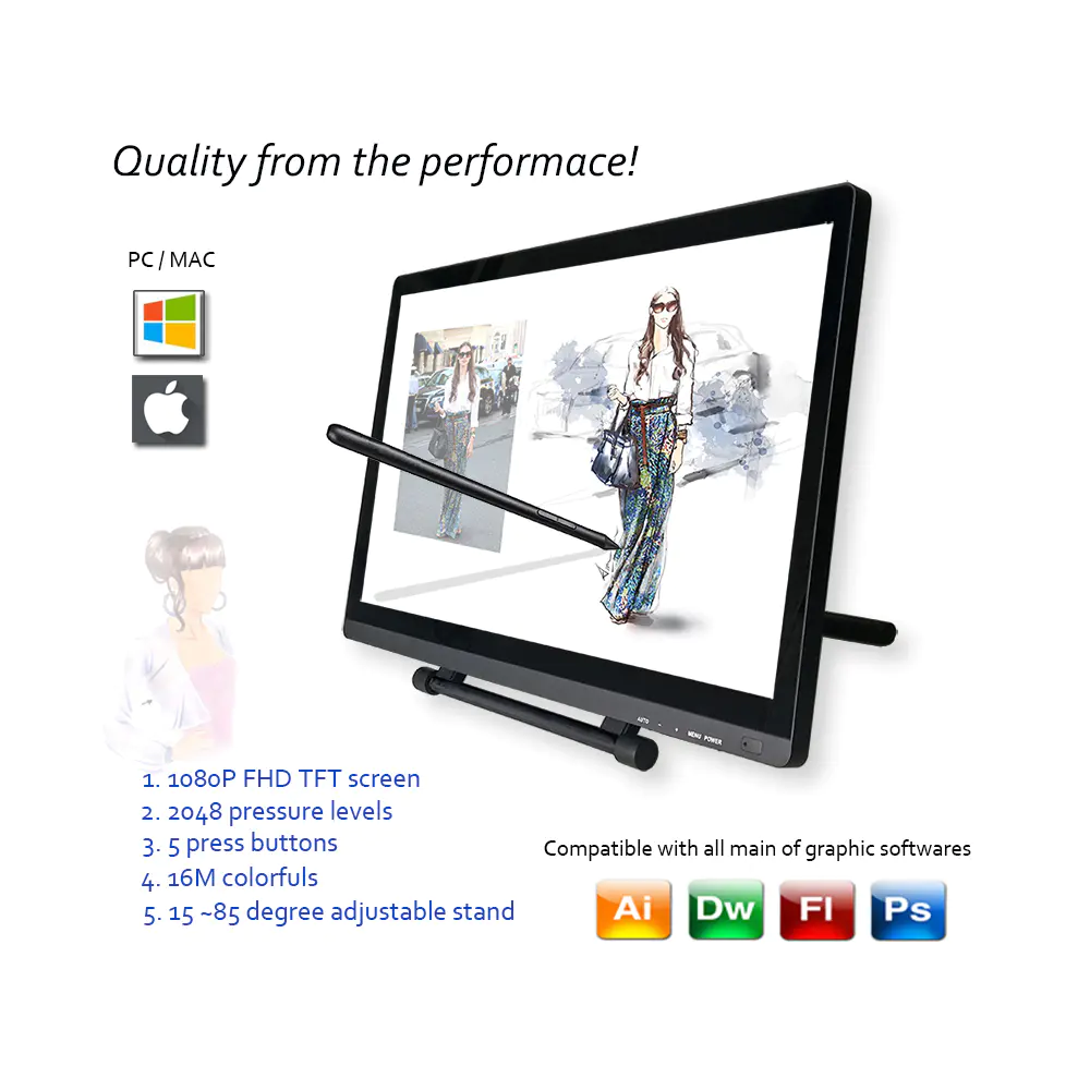 Popular Products Interactive Graphics Tablet Digital Pen Tablet Monitor For Signature
