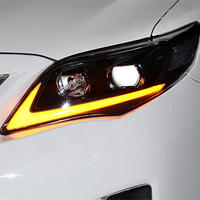 VLAND factory high qualityfor car headlight for COROLLA LED head light 2011 2012 2013LED front lamp with DRL+turn signal