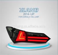 VLAND Factory for Car Taillight for Corolla LED rear light for 2014-2016wholesale price