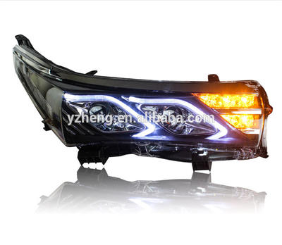 VLAND Wholesale FactoryCar Headlamp For Corolla 2014 2015 2016 LED Headlight With DRL High/Low Beam Turn Signal