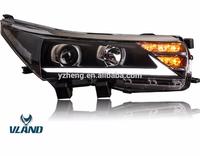 VLAND Wholesale Factory Car Headlamp For Corolla 2014 2015 2016 LED Headlight With DRL High/Low Beam Turn Signal Plug And Play