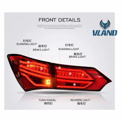 VLAND Manufacturer Tail LightFor 2014 2015 2016 Tail Lamp Corolla LED Backlight Altis Plug And Play