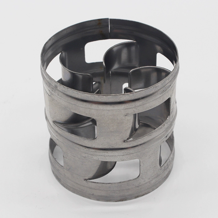 SS304 SS316 SS316L Metal Pall Ring Tower Packing