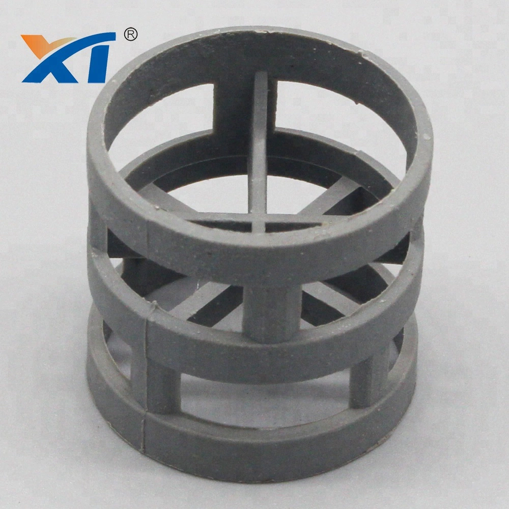 XINTAO pvdf pp plastic pall ring for tower packing