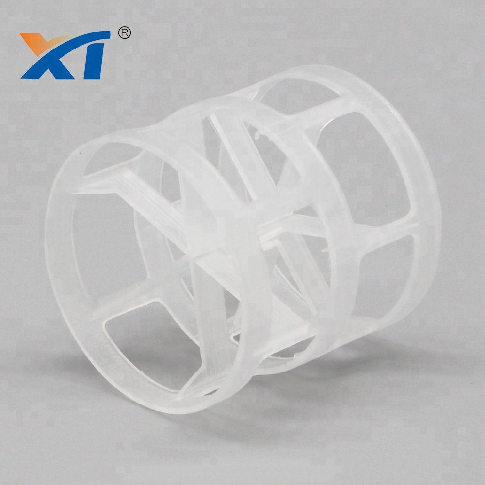 حلقه 50 میلی متری پلاستیکی PP PVC مقاوم در برابر خوردگی ارزان قیمت