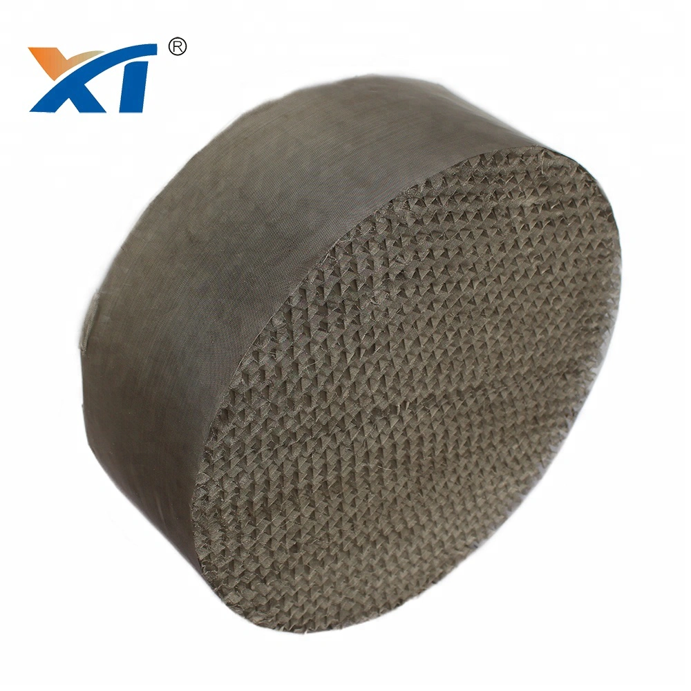 SS304 Metal wire gauze structured packing in scrubbing tower