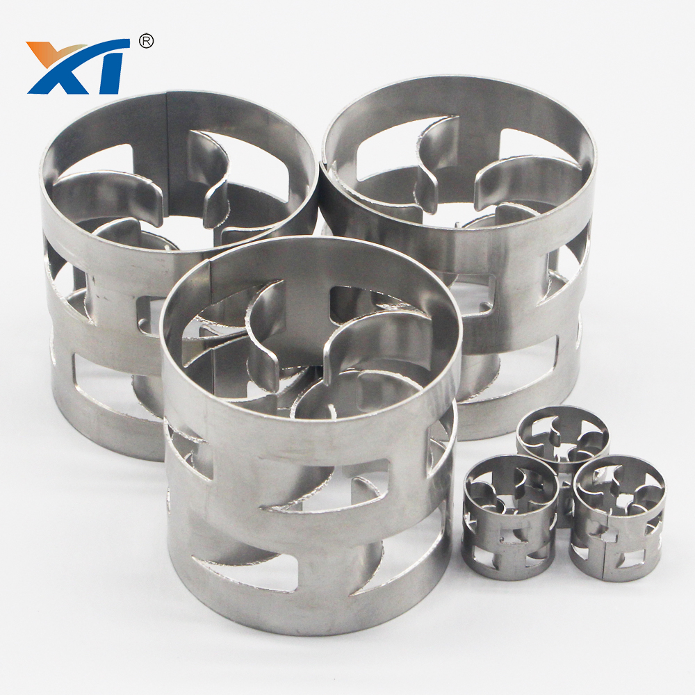 XINTAO الفولاذ المقاوم للصدأ 2205 SS316l حلقة معدنية شاحبة حلقة معدنية لبرج الامتصاص