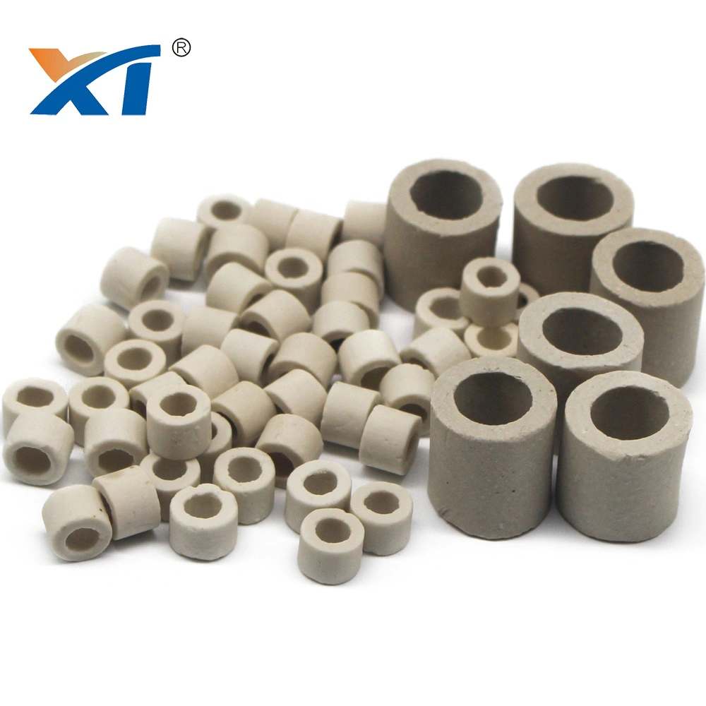 10mm Ceramic raschig ring packing with acid resistance and heat resistance