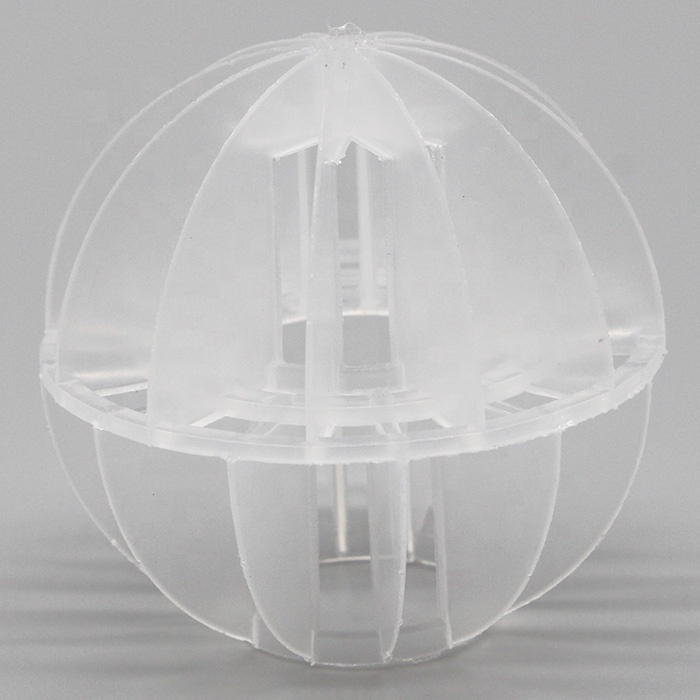 الكرة البلاستيكية المجوفة متعددة السطوح لتنظيف البرج