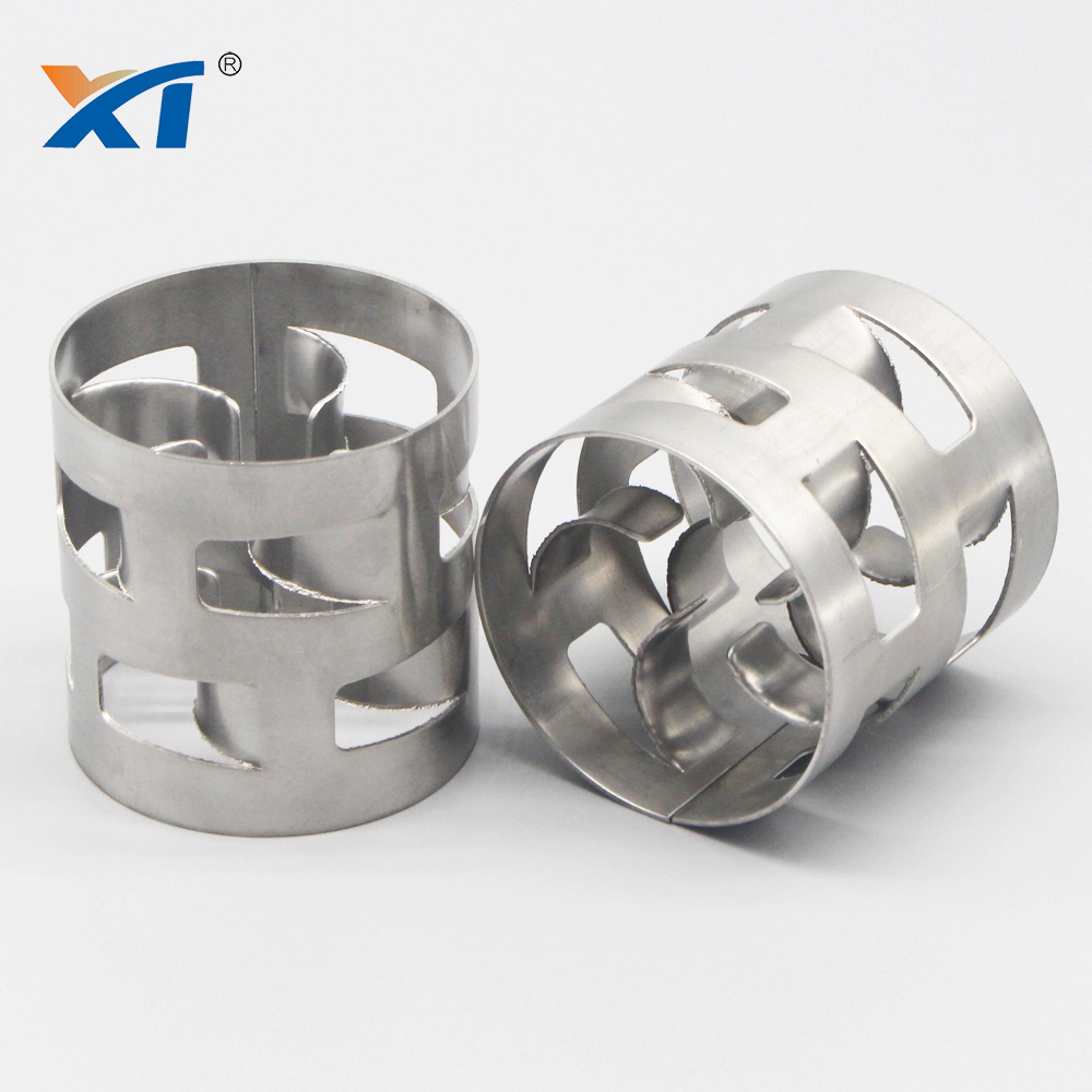 XINTAO stainless steel 2205 SS316l metal pall ring metallic pall ring for absorption tower