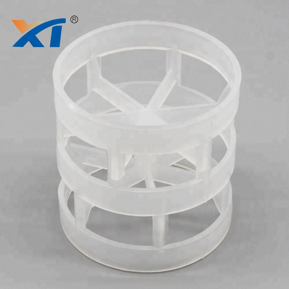 Cheap chemical corrosion resistant PP PVC 50mm plastic pall ring