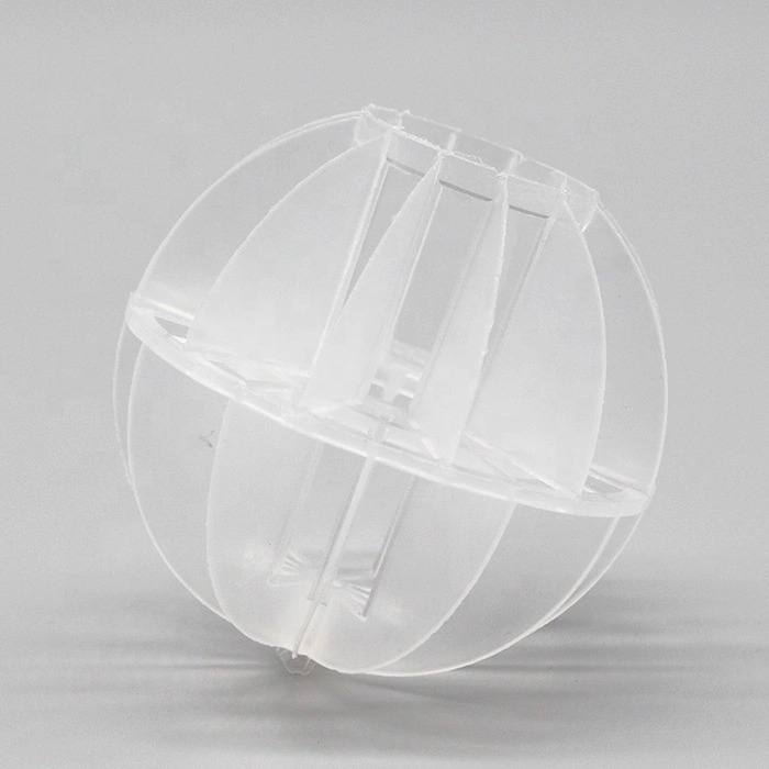 الكرة البلاستيكية المجوفة متعددة السطوح لتنظيف البرج