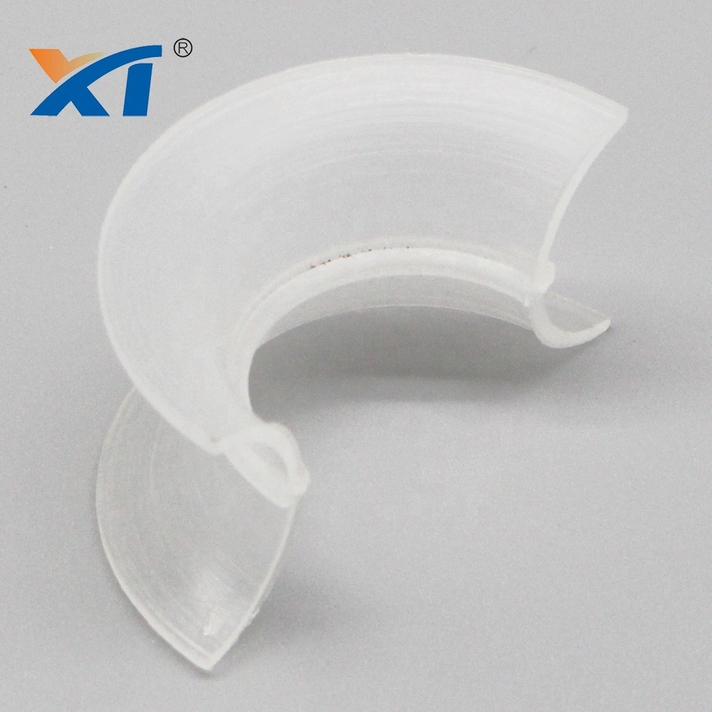 PE, PP, RPP, PVC, CPVC, PVDF, PTFE, HDPE plastic intalox saddles 38mm