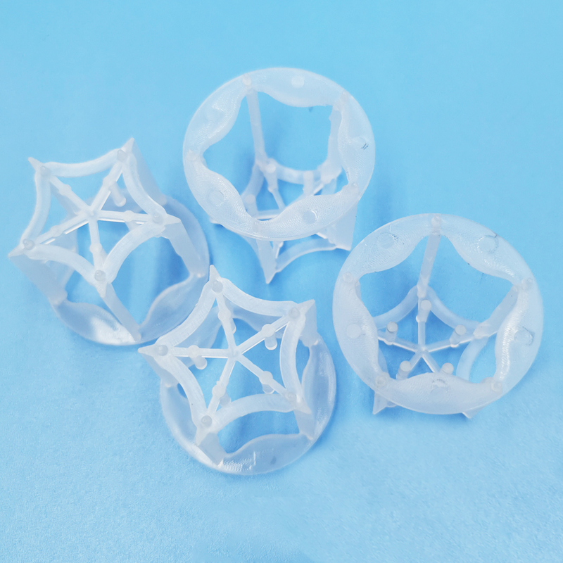 Plastic pentagon ring packing