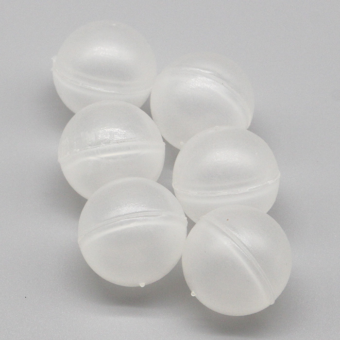 جودة عالية الكرة البلاستيكية مجوفة متعددة السطوح لغطاء المياه كرة تعويم بلاستيكية
