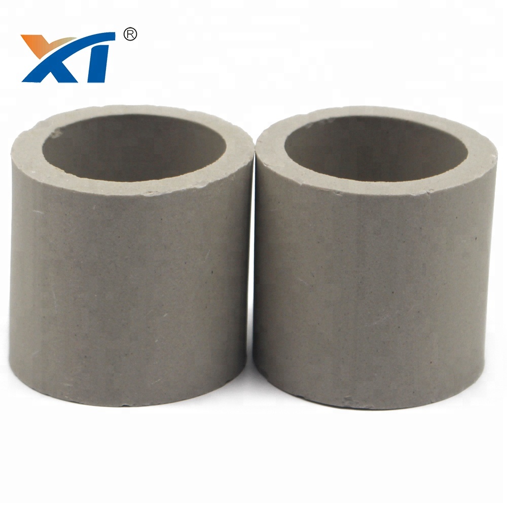 Anillo raschig de cerámica de 10 mm, 15 mm, 20 mm, 50 mm, medios de embalaje aleatorios