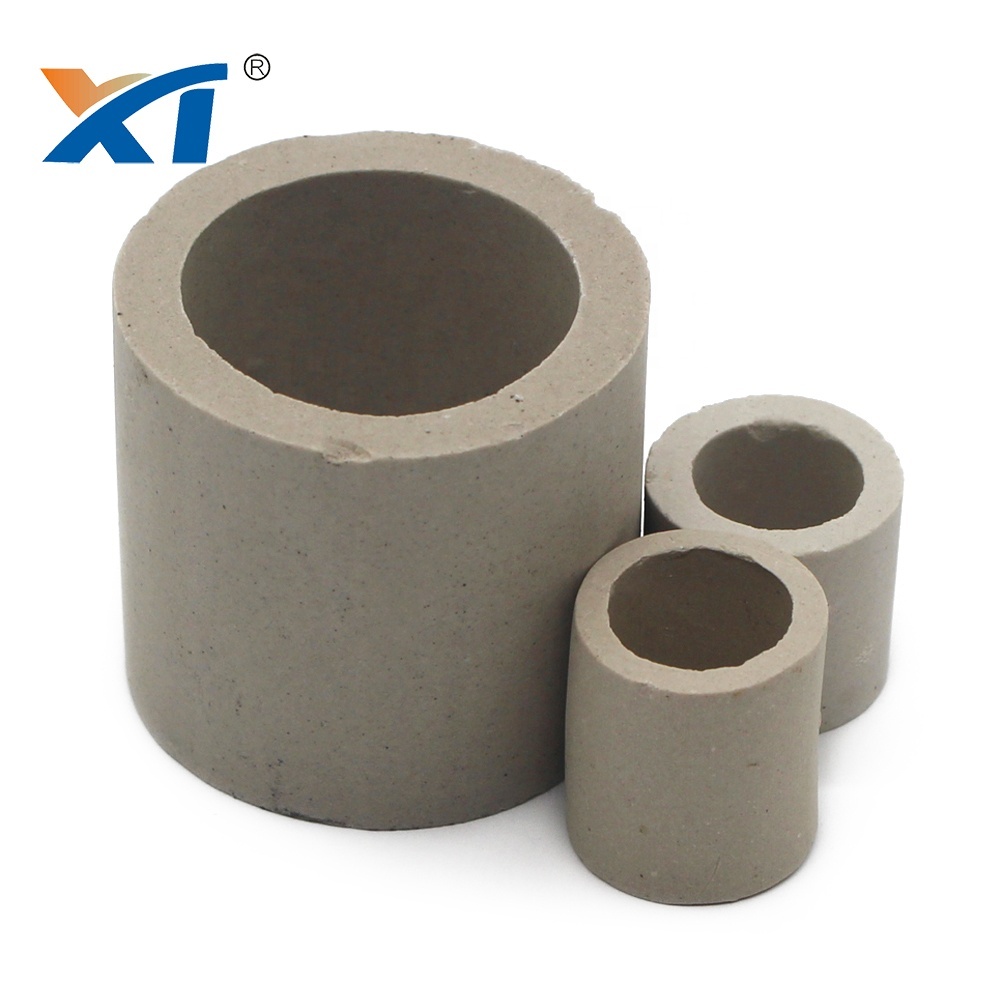10mm Ceramic raschig ring packing with acid resistance and heat resistance