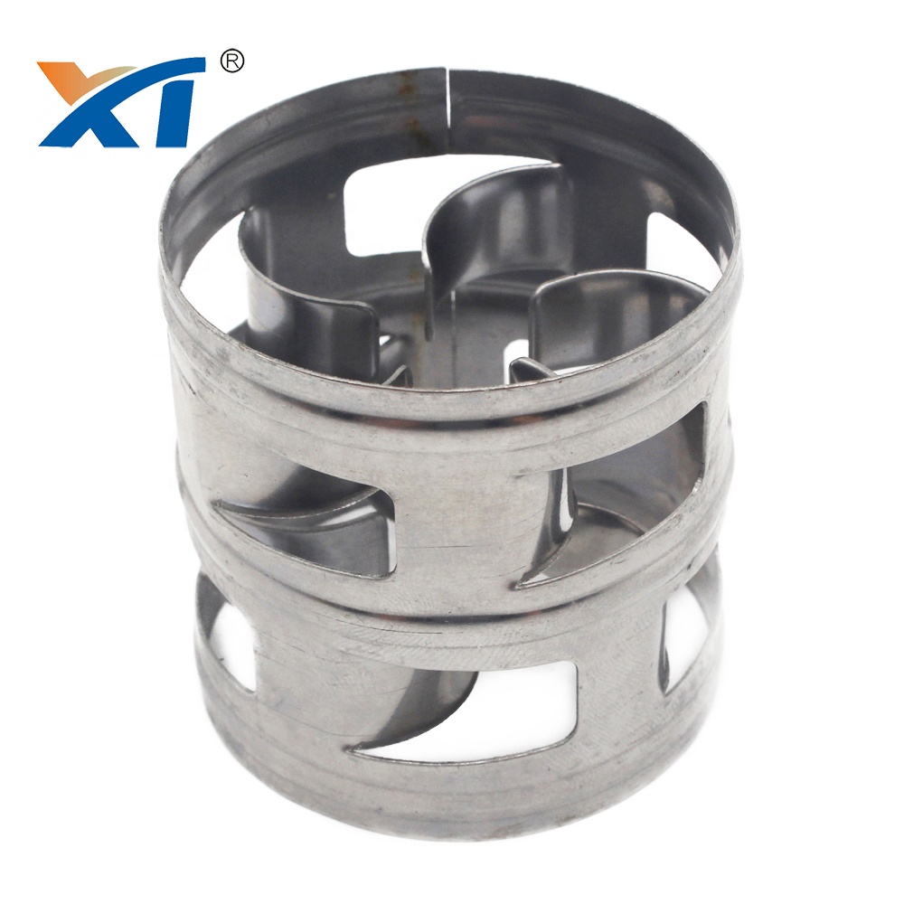 304L التعبئة الفولاذ المقاوم للصدأ المعادن Pall Ring الحلقة المعدنية Pall لبرج الامتصاص