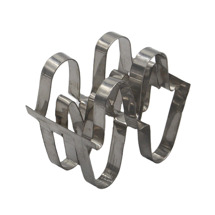 SS304 Metallic super raschig rings for industrial tower packing