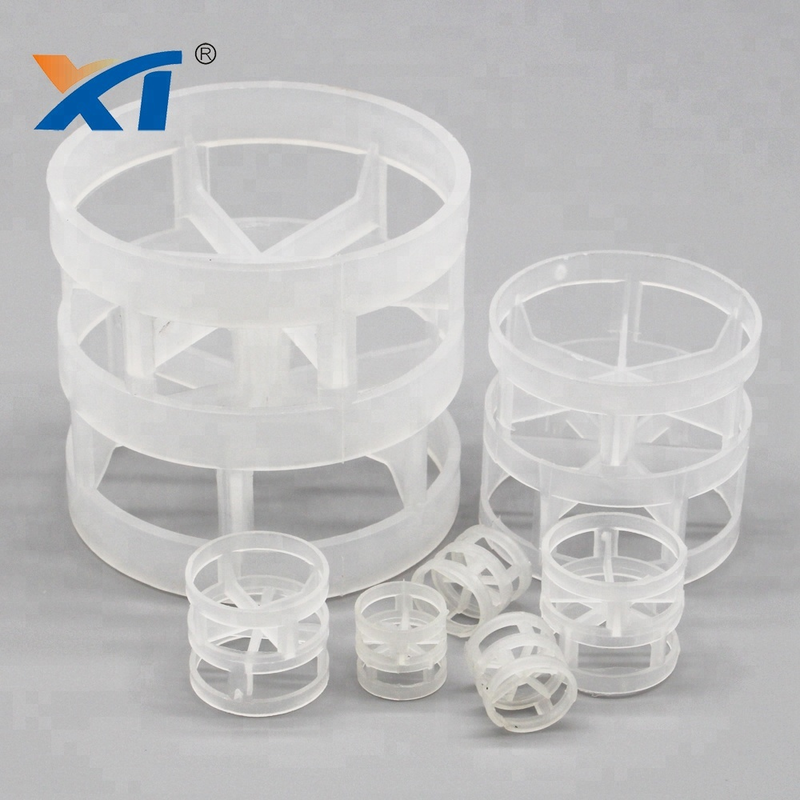 XINTAO pvdf pp plastic pall ring for tower packing