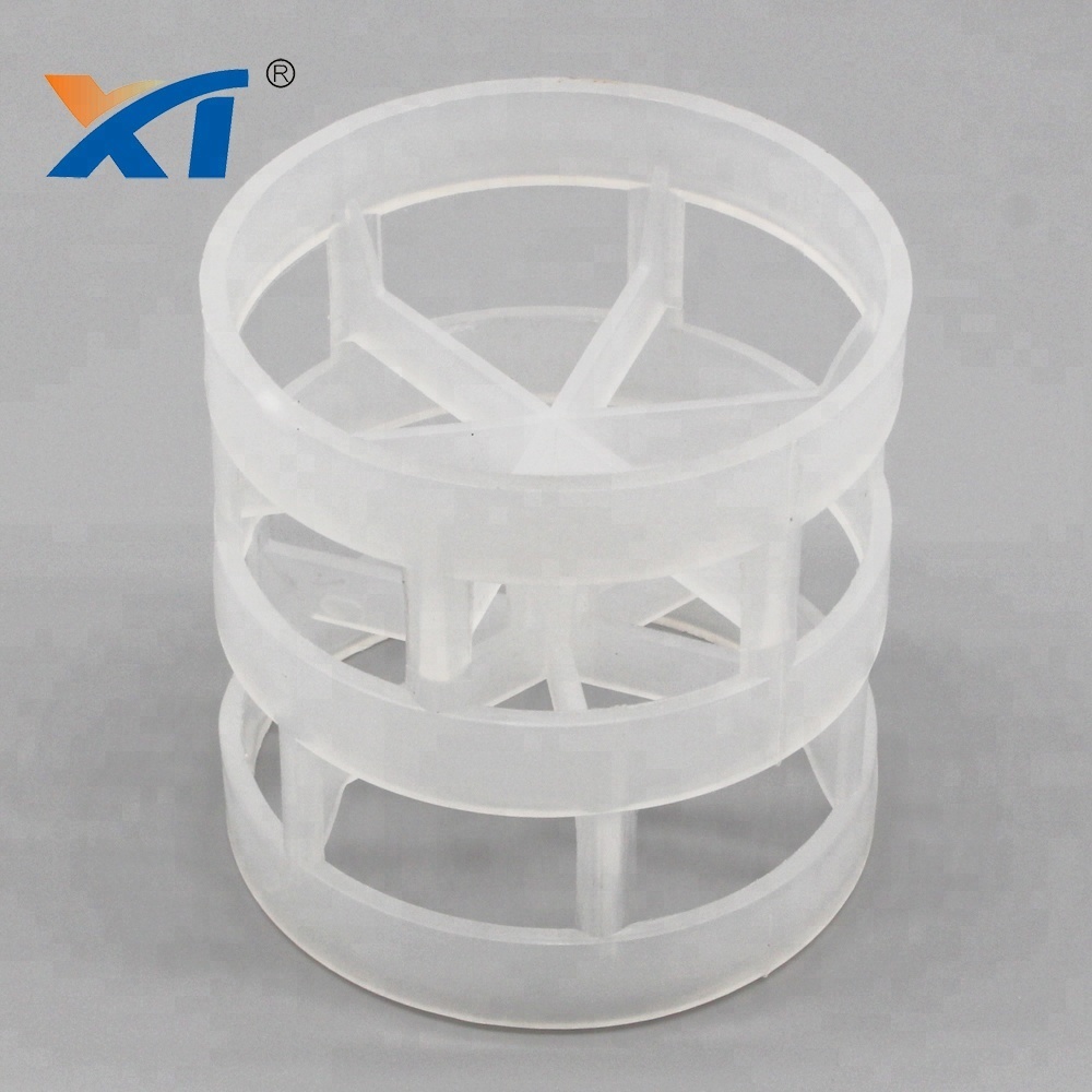 XINTAO pvdf pp plastic pall ring for tower packing