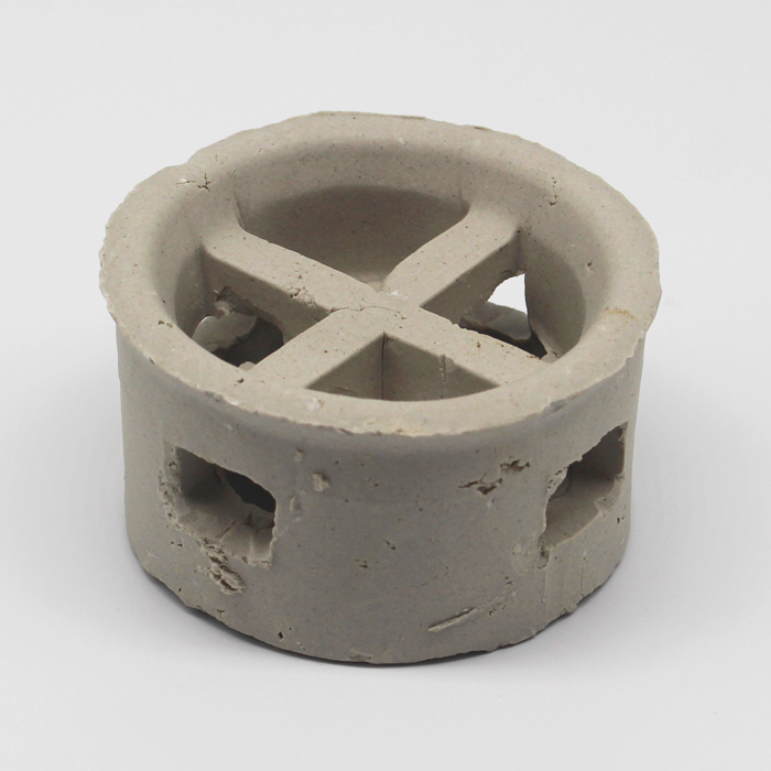 Torre química Xintao que empaca monturas de anillo de cascada de cerámica